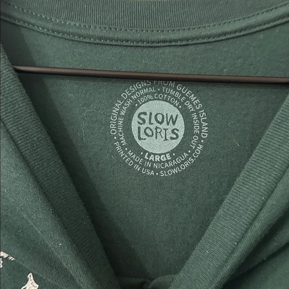 Slow Loris Chairlift SS Men’s Tee in FOREST - Picture 4 of 5